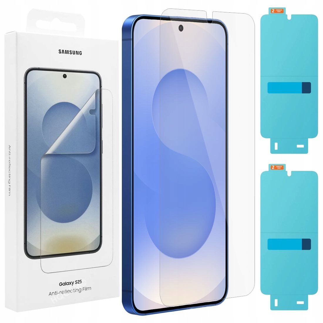 2x Oryginalna Folia Antyrefleksyjna Samsung do Galaxy S25 SM-S931