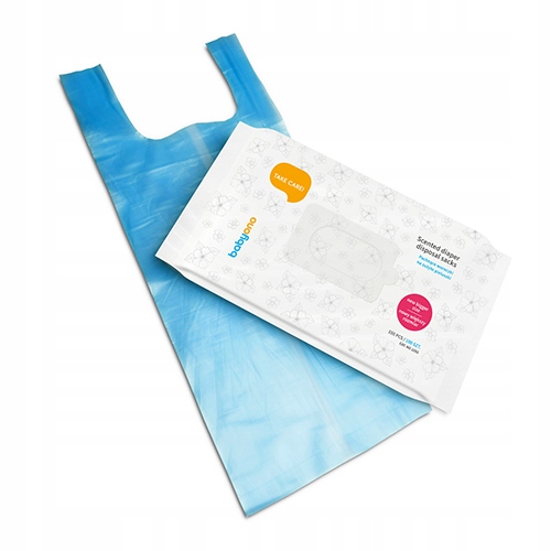 BABYONO PACHNĄCE WORECZKI TOREBKI NA ZUŻYTE PIELUSZKI x100 Marka Babyono