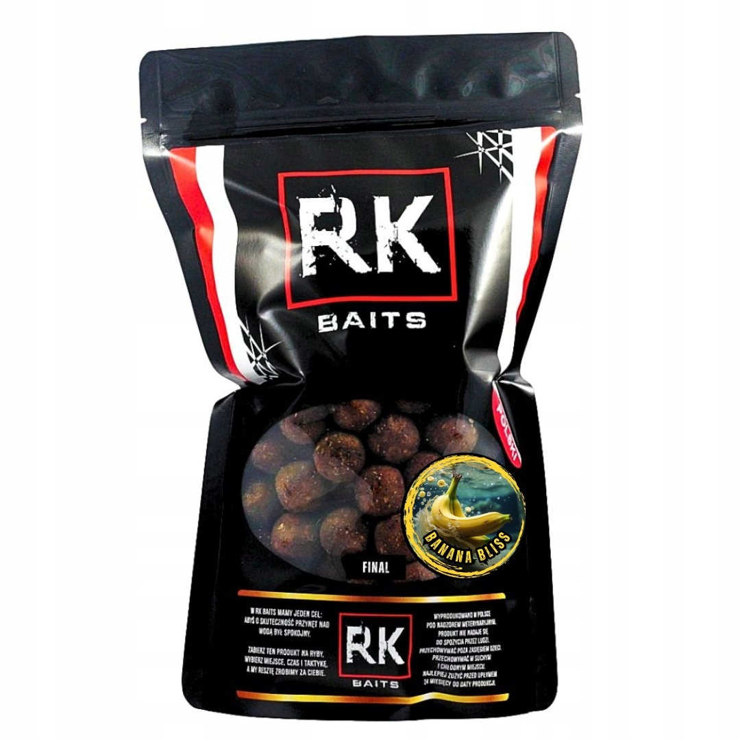 Kulki proteinowe Rk Baits Banana Bliss Final 20mm 900g