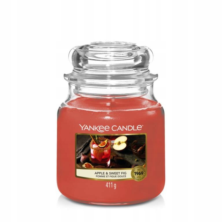 

Apple Sweet Fig Yankee Candle średnia świeca