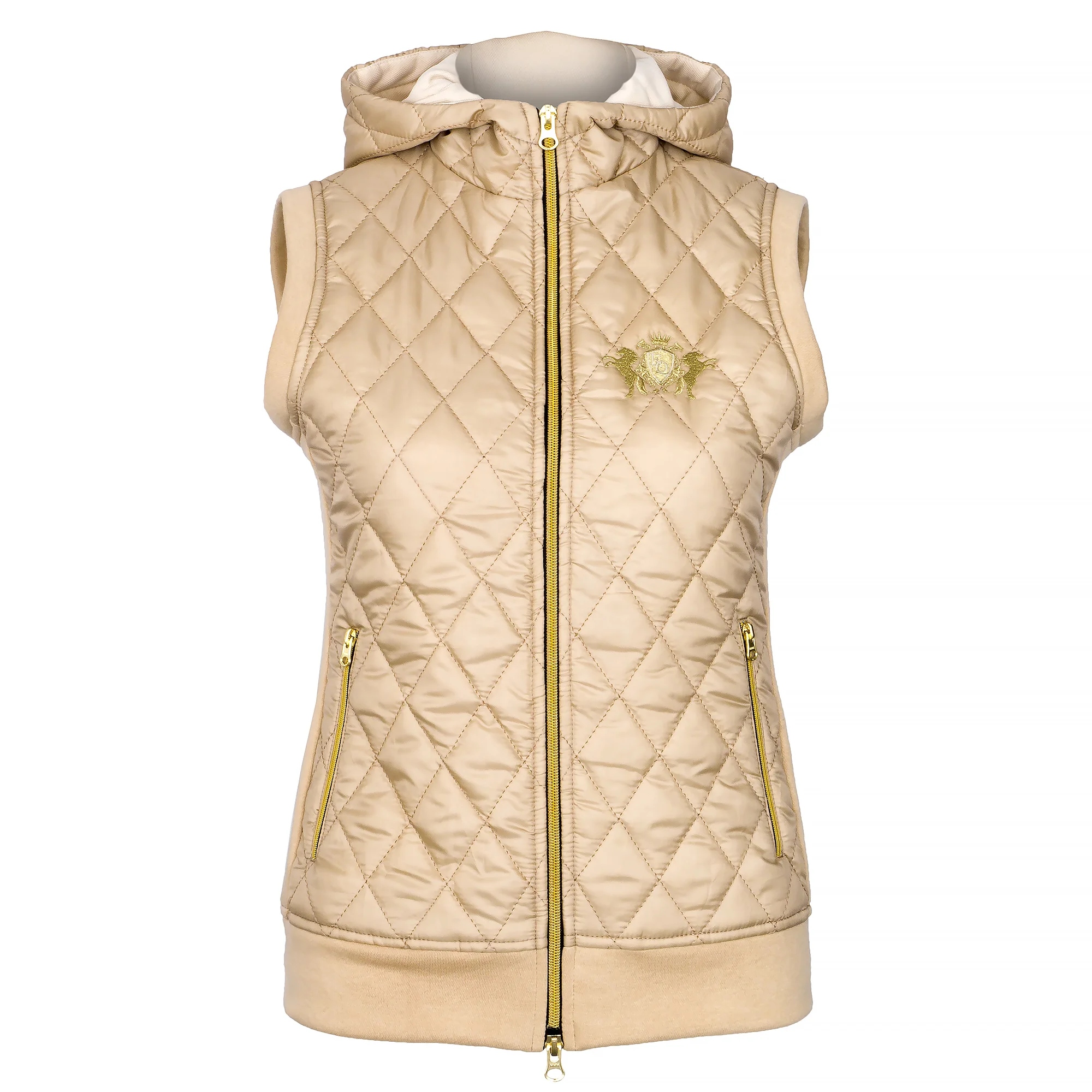 Dámská jezdecká vesta Equestrian Queen Blakely 25AW zlatá S
