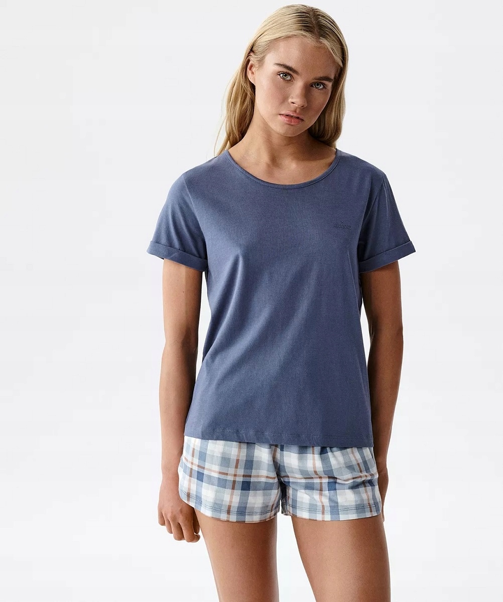 Dámské Bavlněné Pyžamo S Modalem Atlantic NLP512/GRAFIT/XL