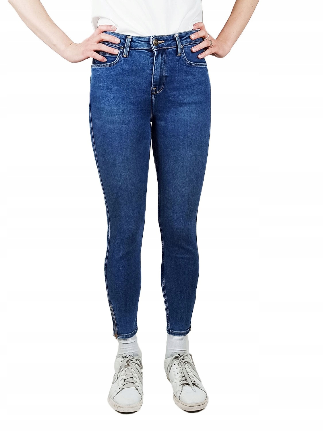 Kalhoty Lee Scarlett High Zip 31BNCXY 28/29