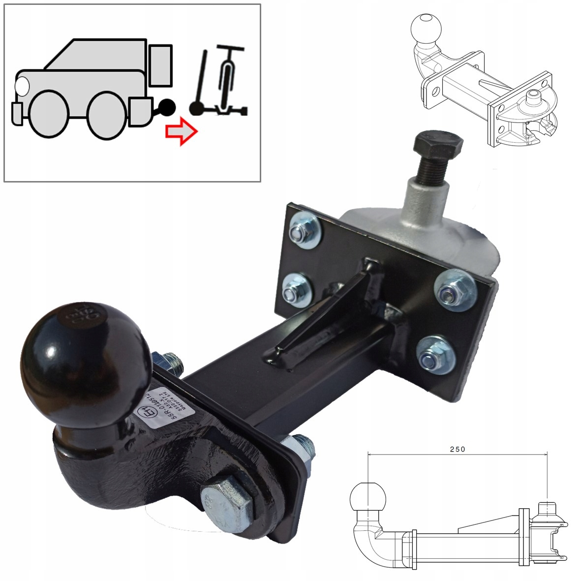 PRZEDŁUŻENIE ZA KRÓTKIEGO HAKA HOLOWNICZEGO Producent Ahaka