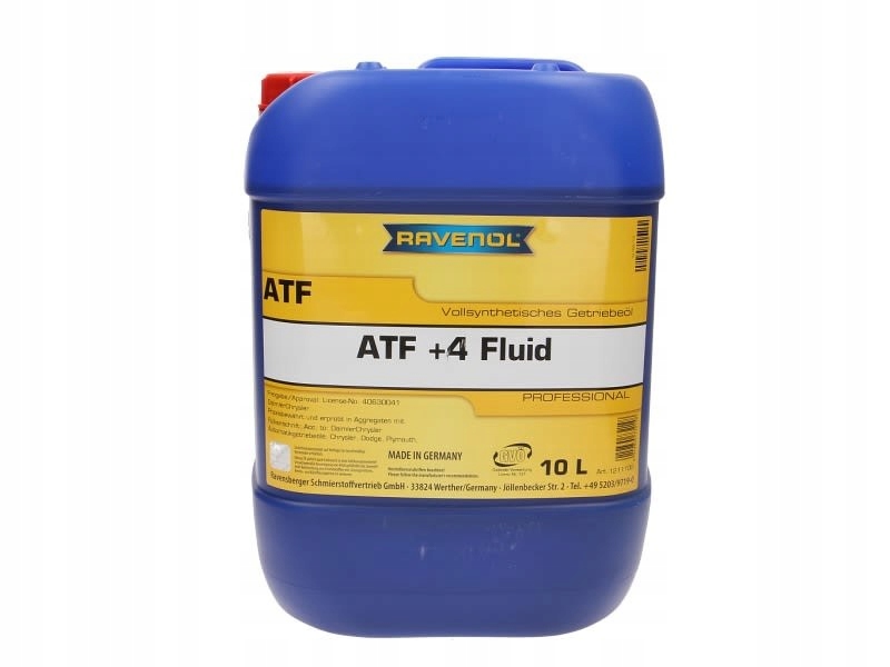 Olej Ravenol Atf +4 Fluid 10 L Synt