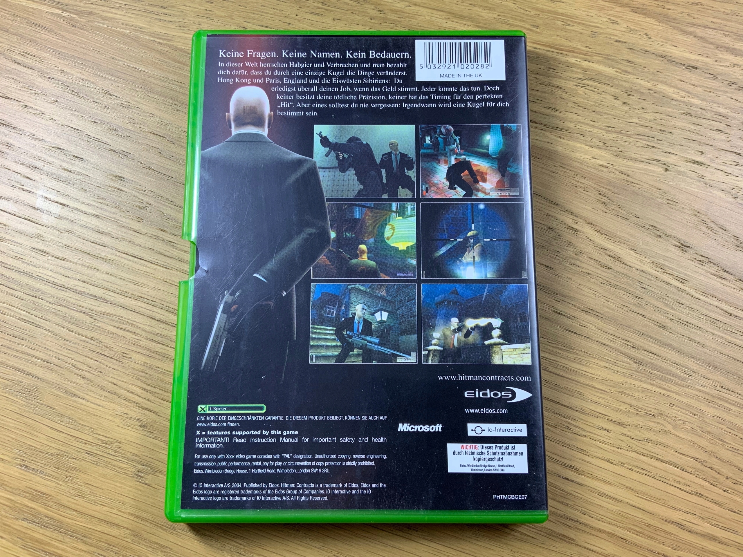 HITMAN CONTRACTS komplet płyta BDB+ XBOX CLASSICC Wydawca Square-Enix / Eidos