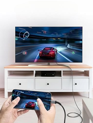 KABEL USB C NA HDMI 4K UHD USB TYP C SZARY 2M DO MACBOOK PRO JSAUX Marka Inna