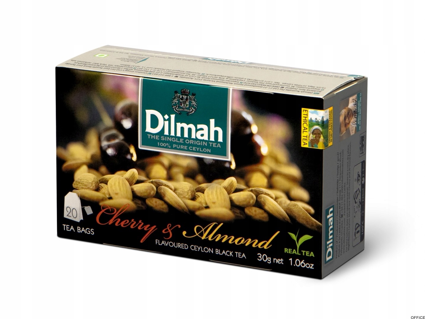 Levně Dilmah Cherry & Almond Cejlonský černý čaj