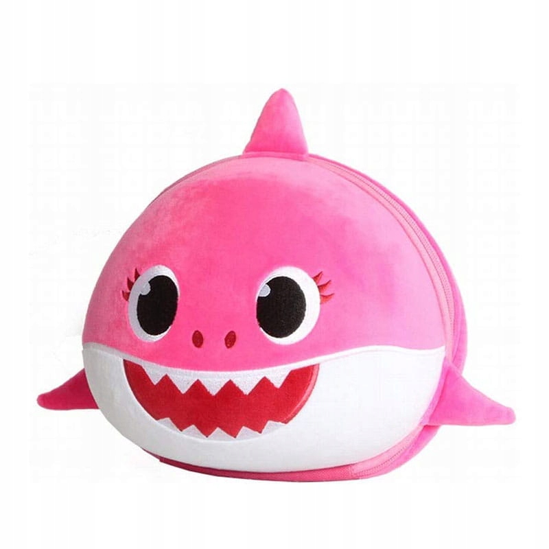 Plecak dla dziecka do przedszkola lekki Shark różowy Na wycieczkę
