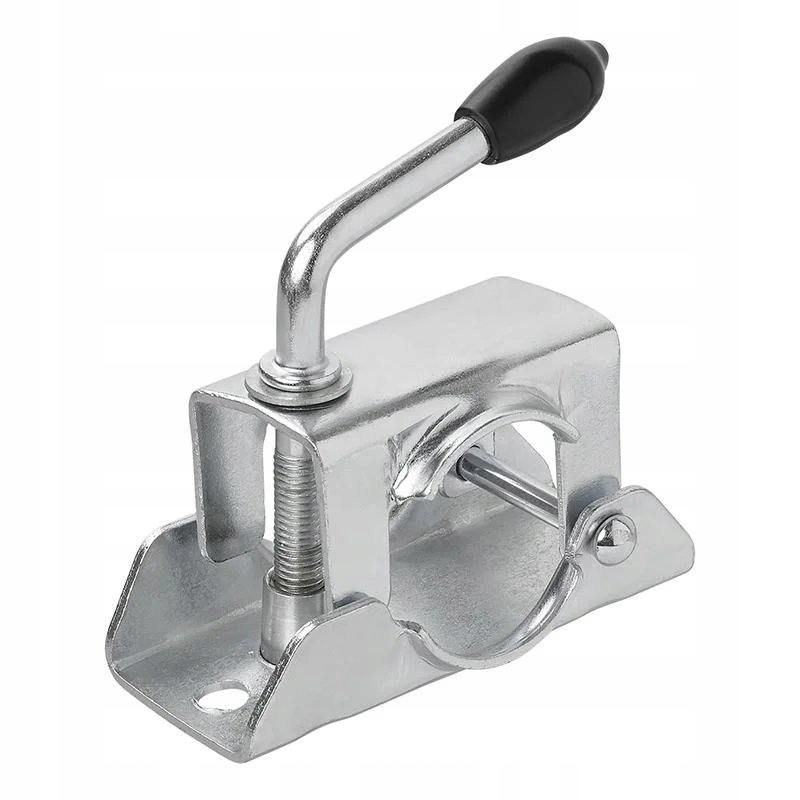 OBEJMA UCHWYT KOŁA PODPOROWEGO ZACISK fi 48mm KLEMA KOŁA PRZYCZEPY