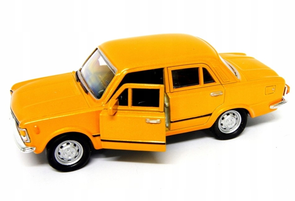 

Fiat 125p Duży Fiat Model Metal Welly 1:34 Żółty