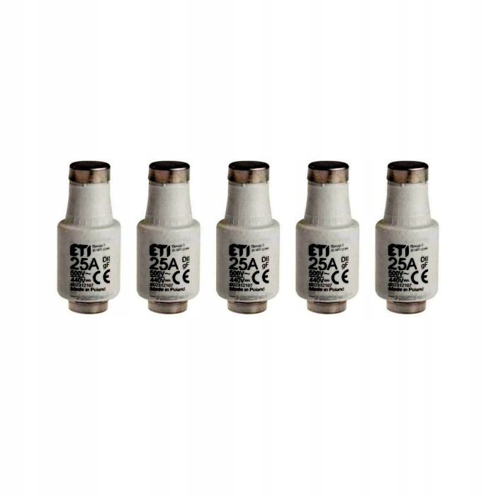 

Wkładka topikowa Wts Bezpiecznik 25A Eti 5szt