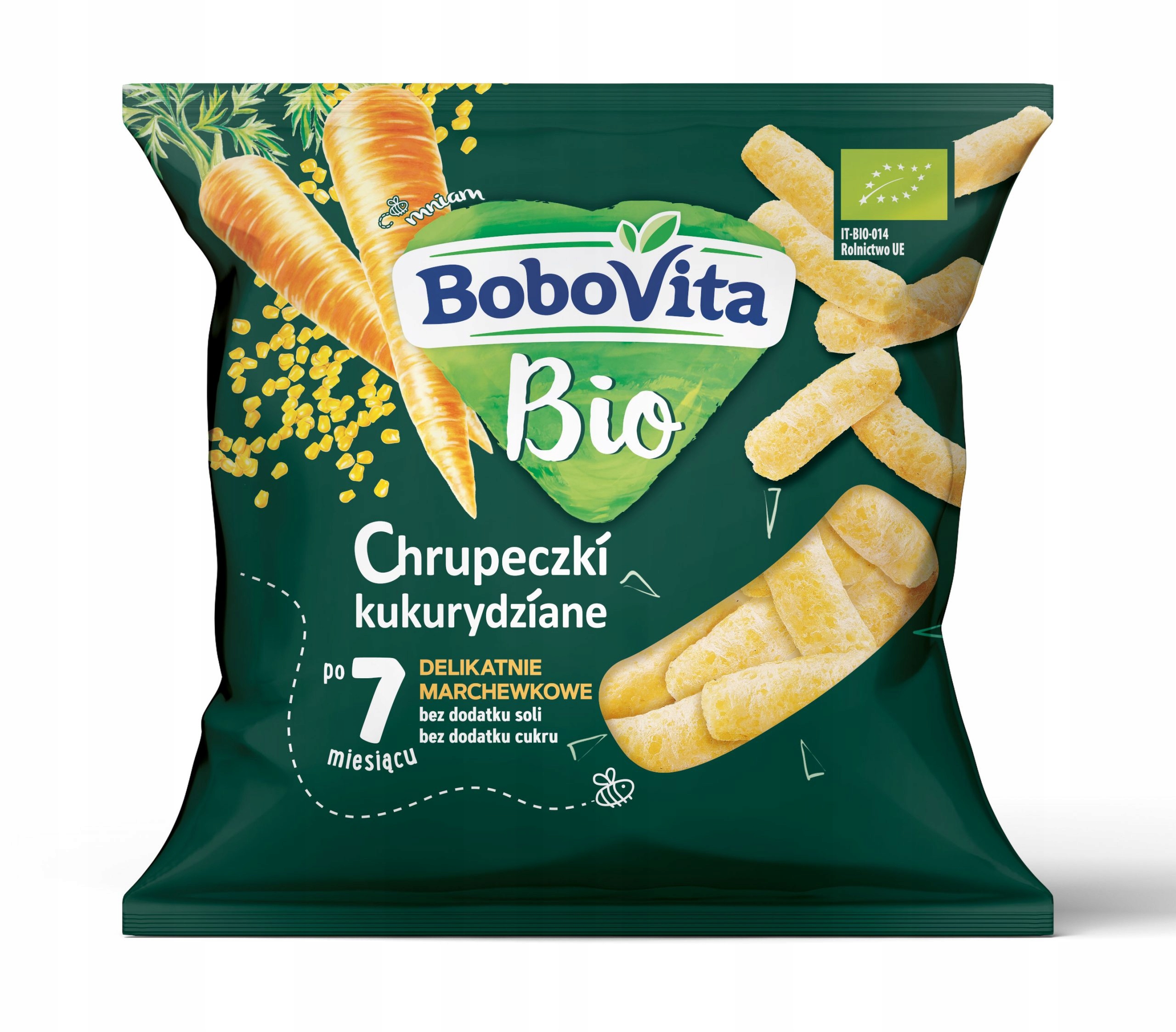 BoboVita Chrupeczki kukurydziane marchewkowe 20g