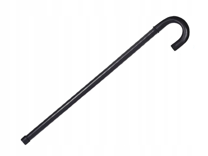 

Laska Plastikowa Z Zagiętą Rączką Czarna 73cm
