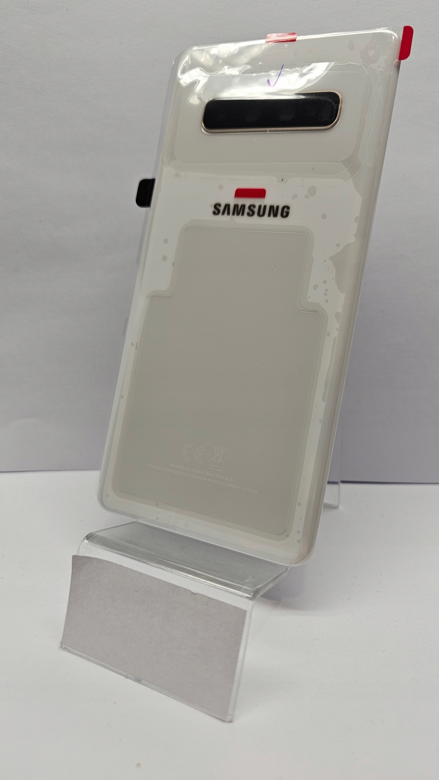 Klapka Tylna S10 Plus Oryginał (KS68) SM-G975F White Obudowa Pokrywa