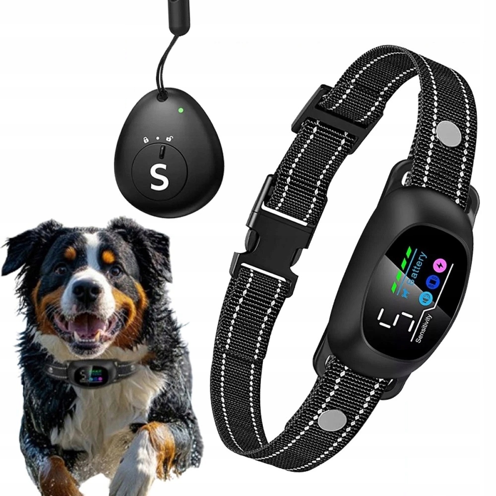 Levně Protištěkací obojek zvukový s vibracemi tréninkový, bez proudu