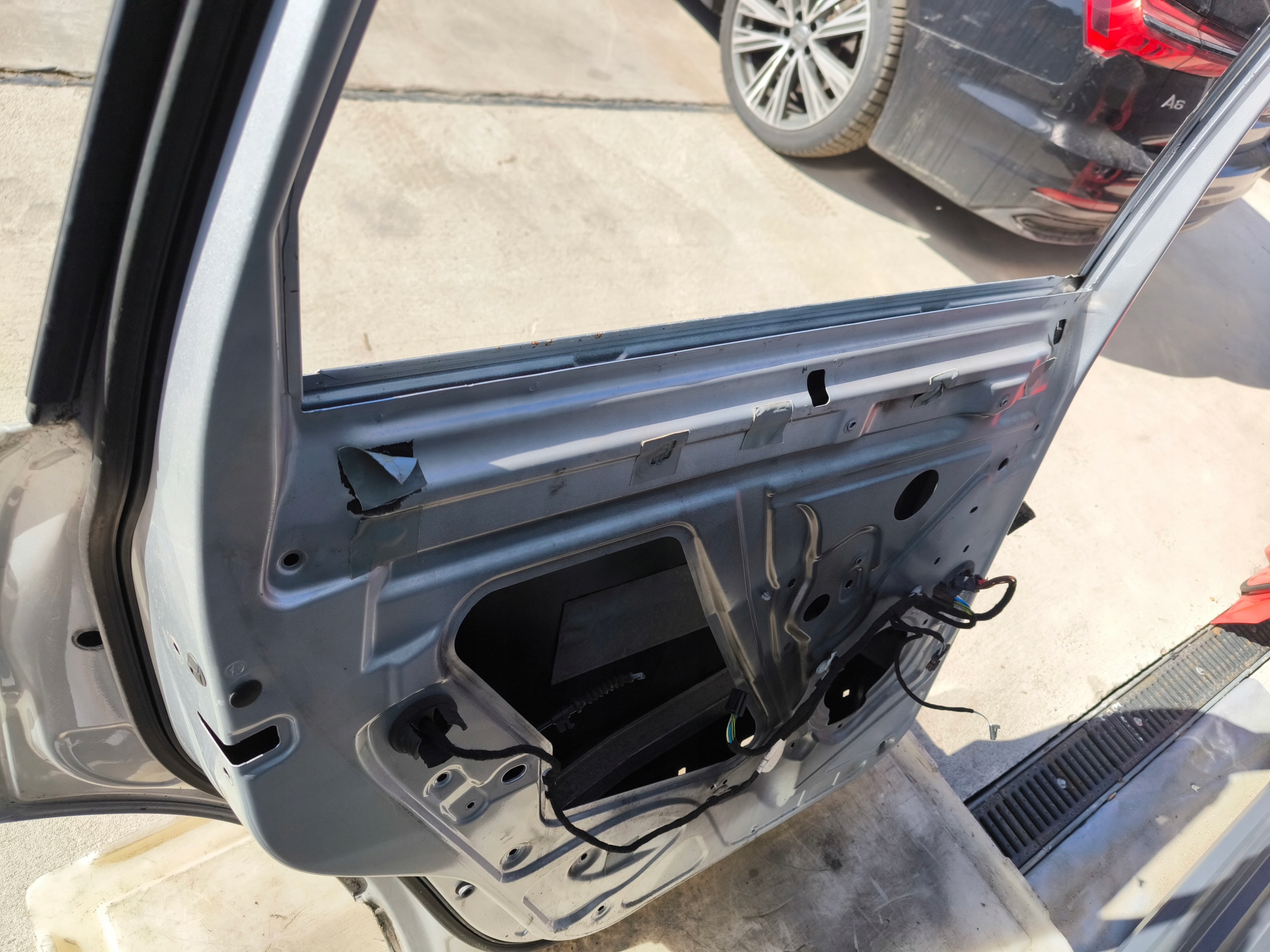 door left rear part AUDI Q7 4L LY7W 2005-2014