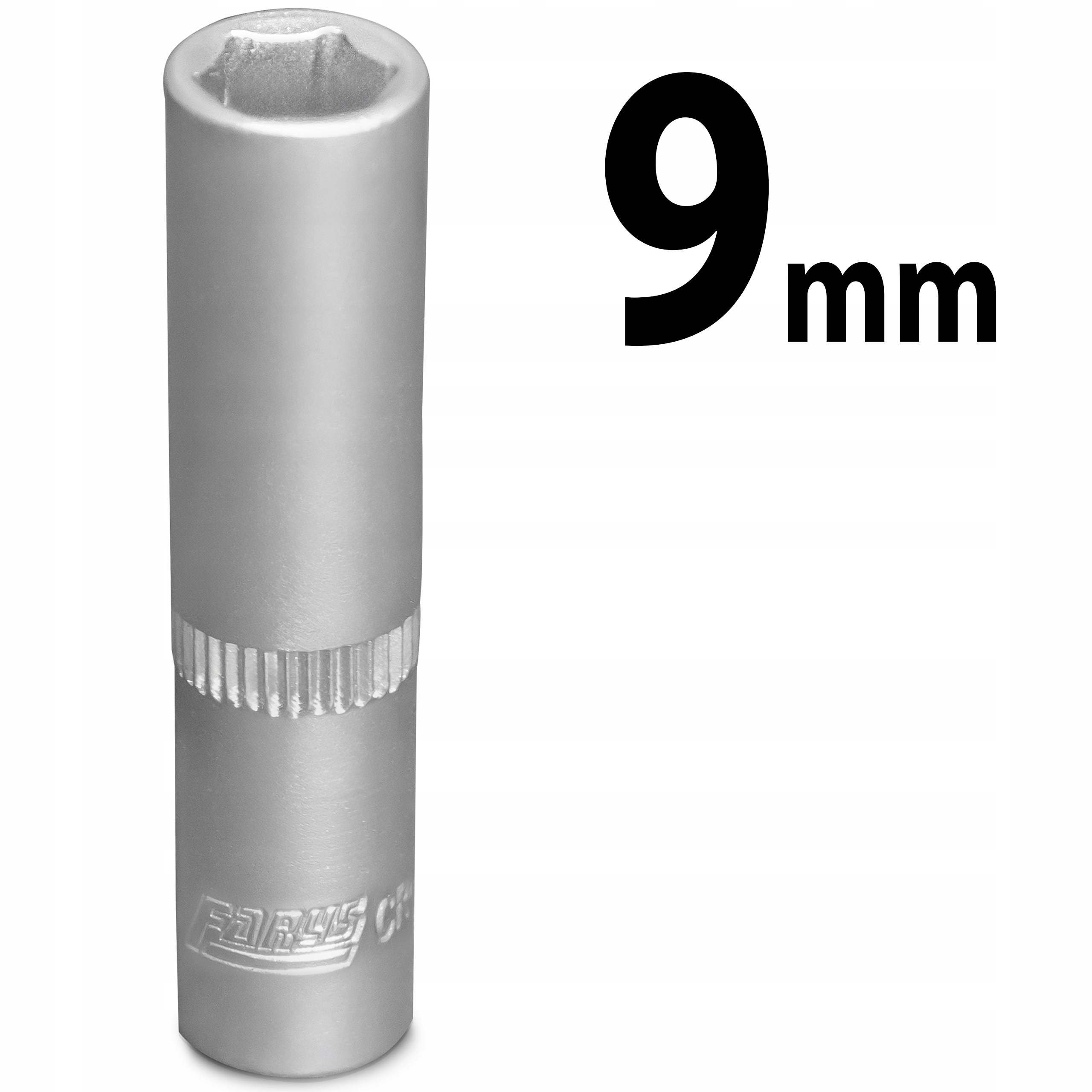 Nasadka 9mm 1/4" Sześciokątna Długa 6-kątna CrV Mocna Farys FR1424