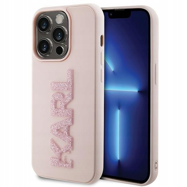 Karl Lagerfeld KLHCP15L3DMBKCP iPhone 15 Pro 6.1" różowy/pink hardcase
