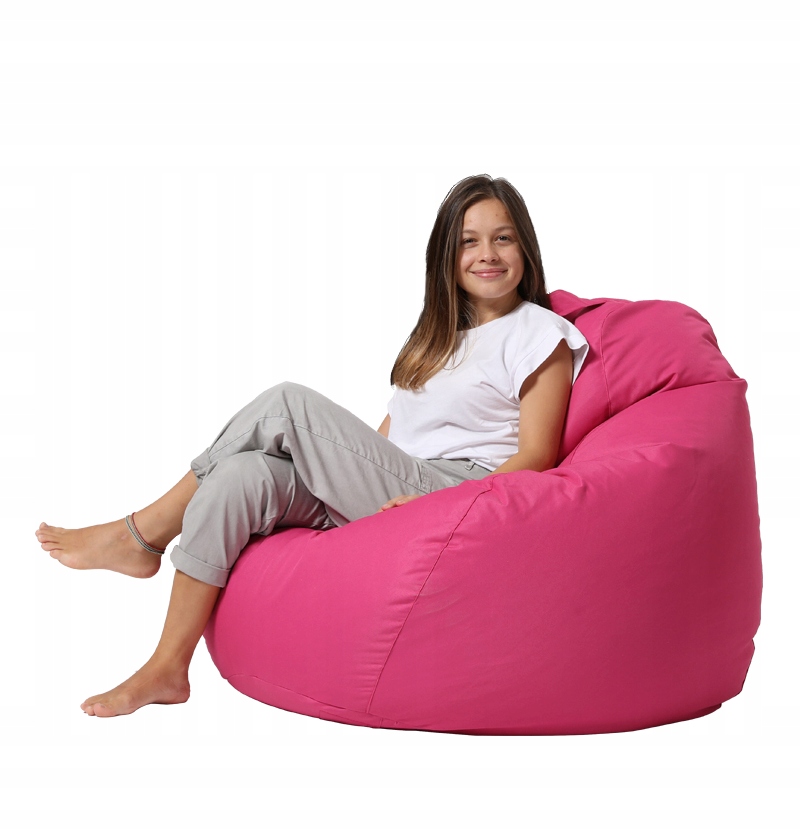 Worek sako pufa OGRODOWA XXL RÓŻOWA