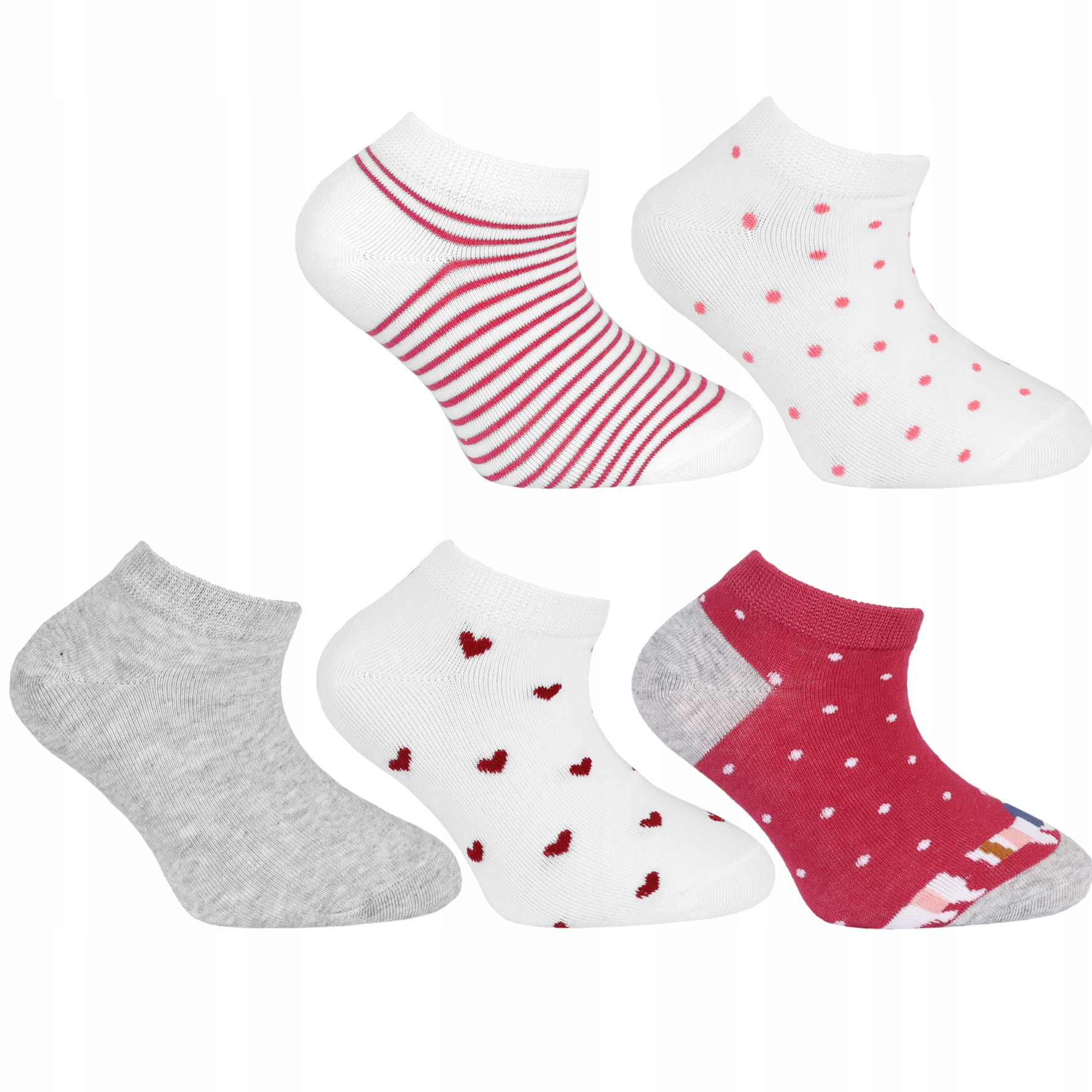 

Skarpetki Dla Dziewczynki Urocze Moraj 5-PAK 27-30