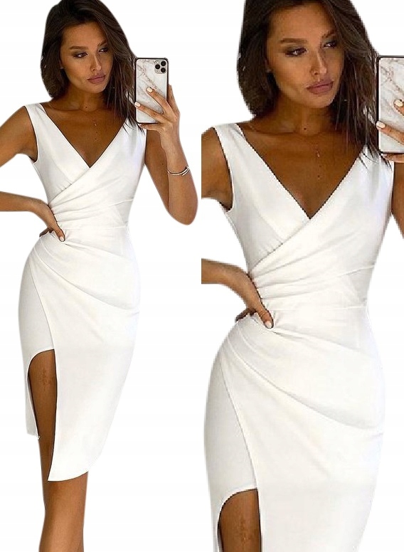 

Wyszczuplająca Sukienka Z Marszczeniami Na Wesele