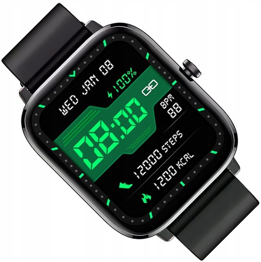 Chytré Hodinky Rubicon Hodinky RNCE79 SMARUB121 Černý Grafit Sport Bt Call Box