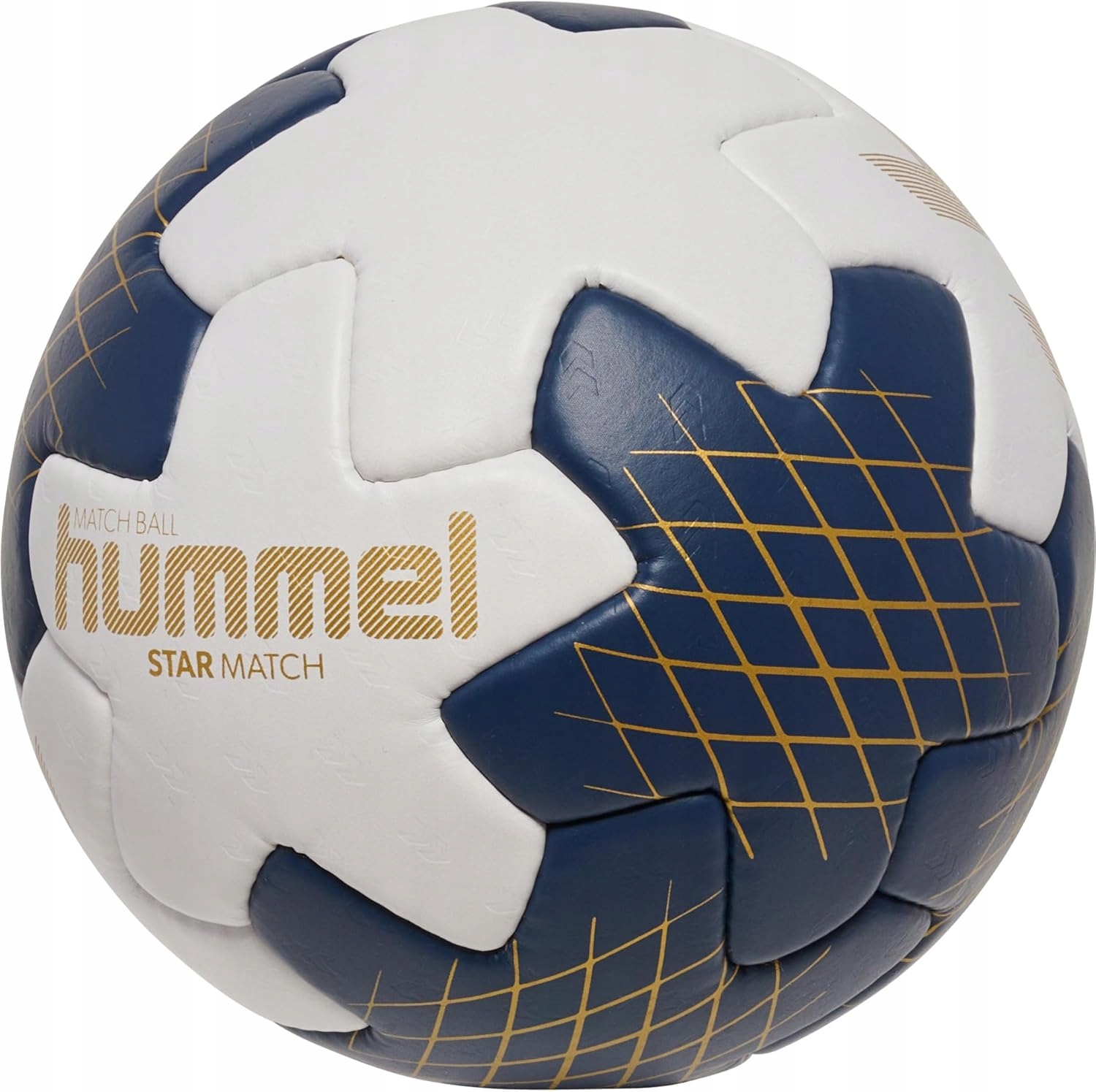 Hummel Míč na házenou hmlSTAR Match Hb Off White Marine Gold vel. 3