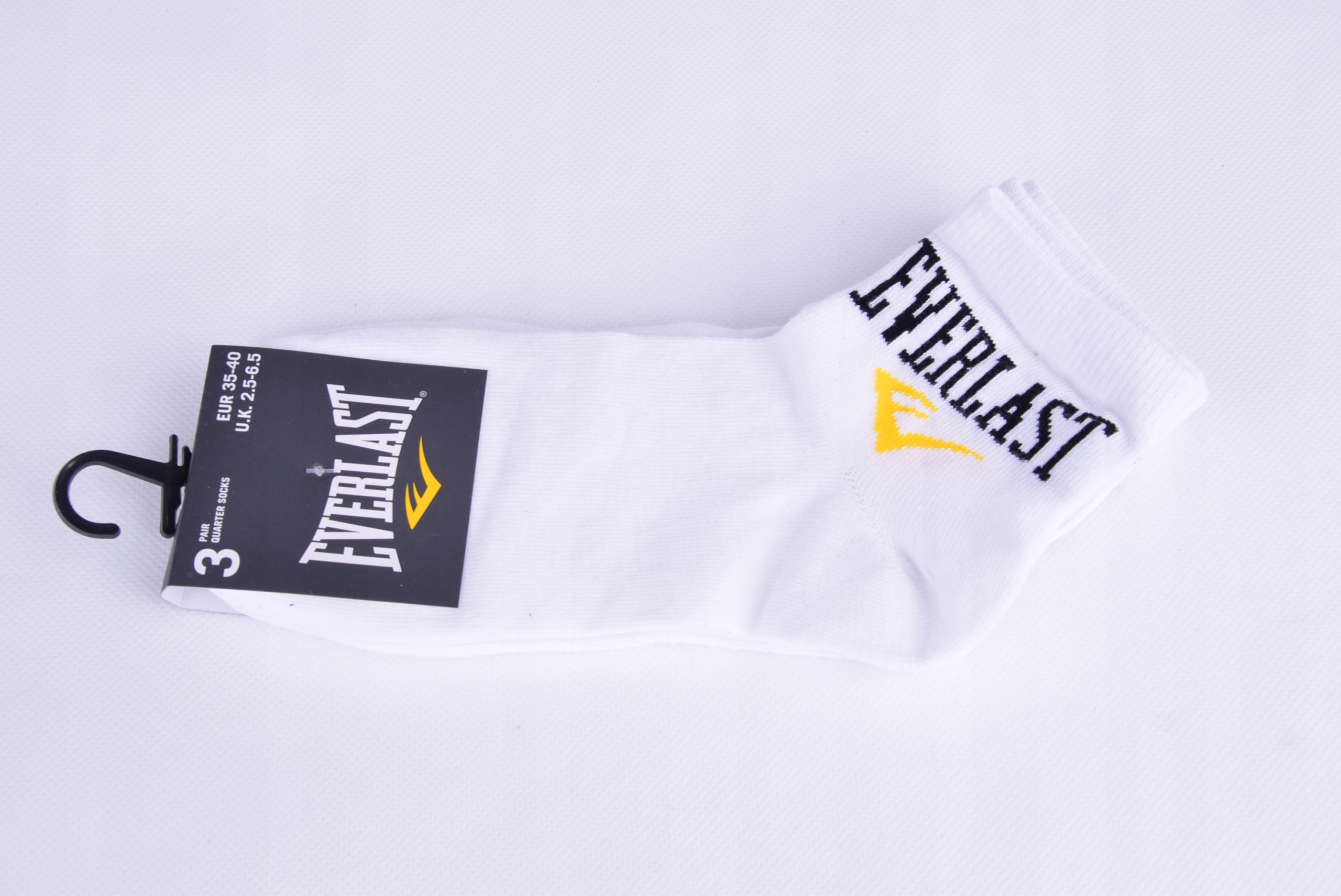 

Skarpetki Everlast 3pary Quarter Socks Białe 35-40