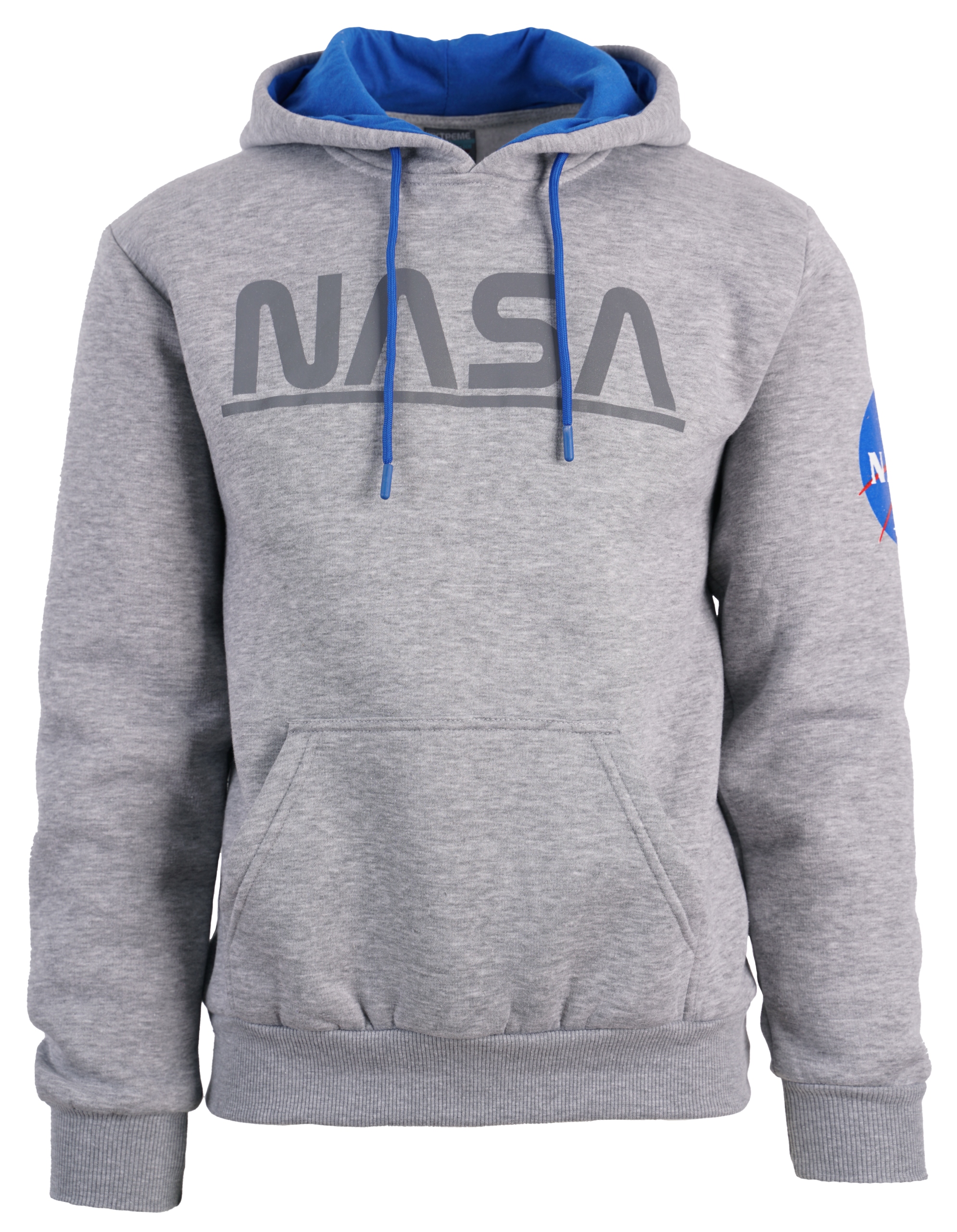 

Bluza Męska Bawełniana Kangurka Szara Siwa Nasa XL
