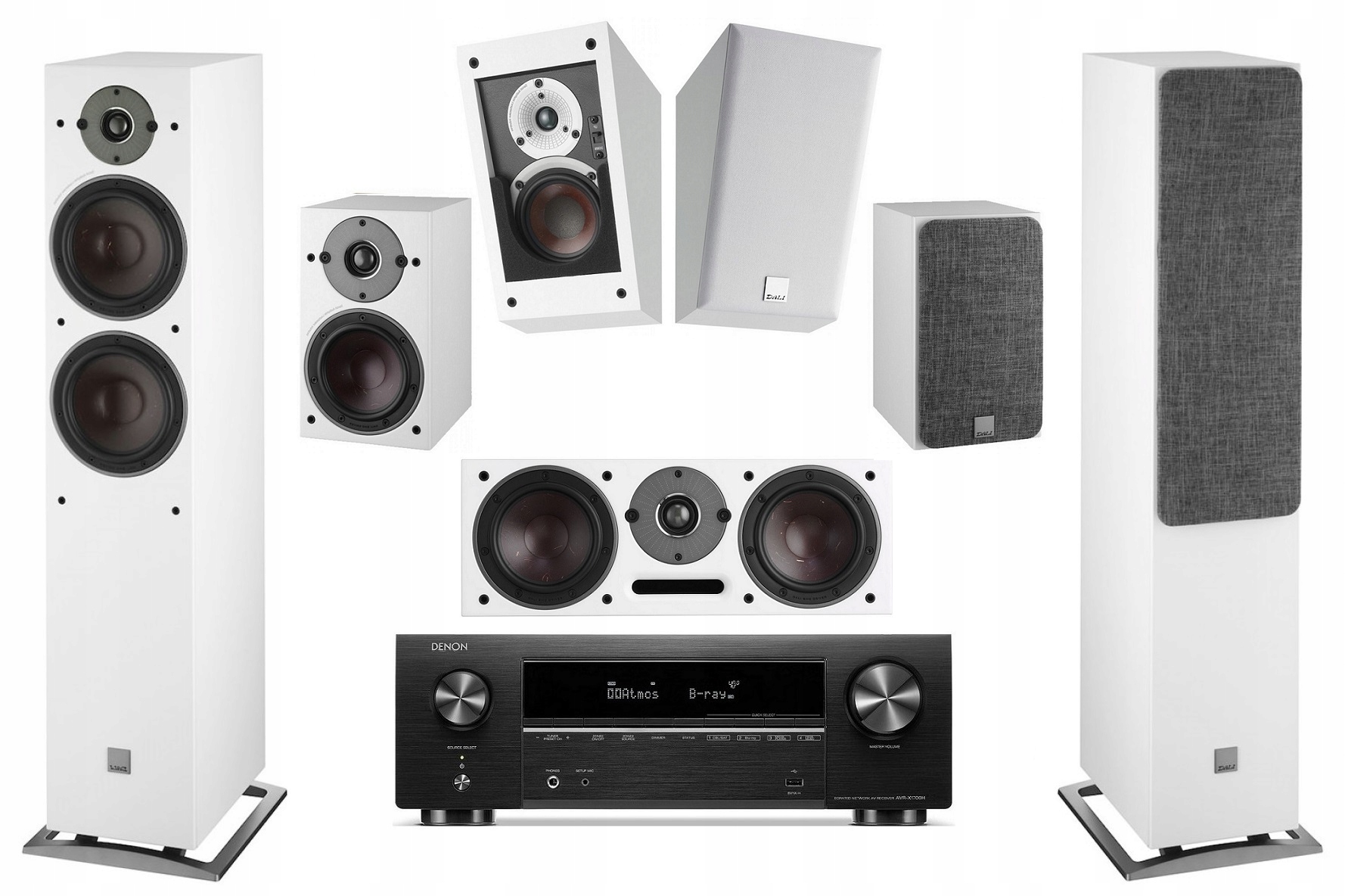 DALI OBERON + DENON AVR-X1700H = WYBITNE ATMOS 7.0