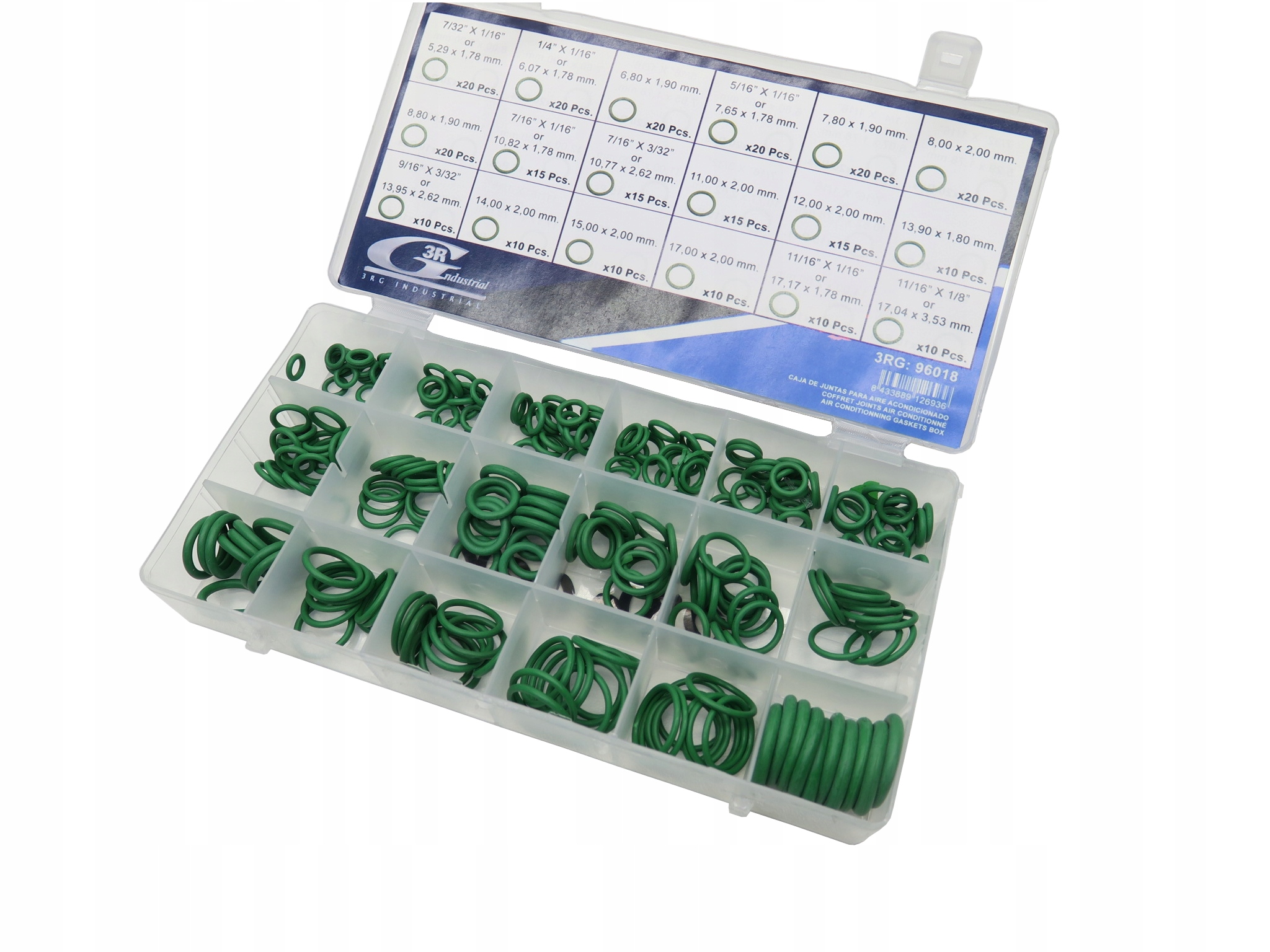 ZESTAW USZCZELEK ORINGÓW KLIMATYZACJI MAZDA VOLVO