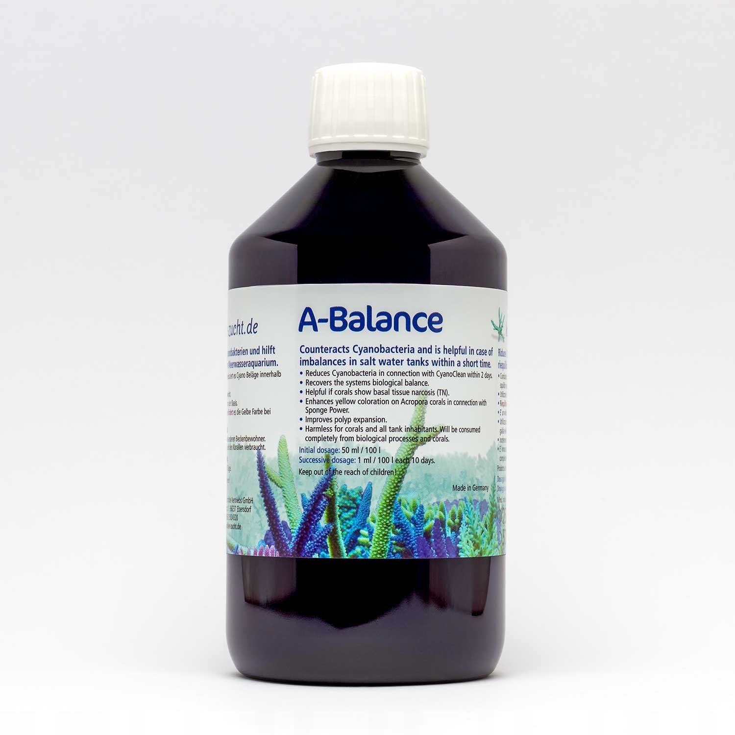 Levně Korallen-zucht A-balance 250 ML Regenerace Biologie Mořské Akvárium