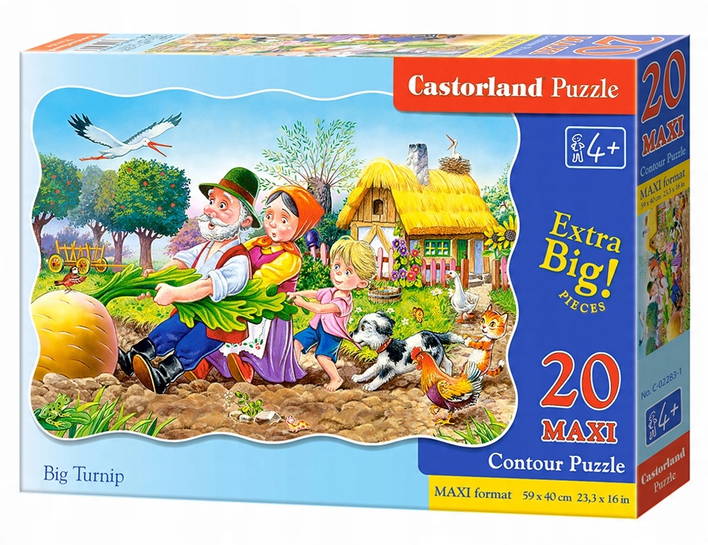 

Puzzle 20 el.MAXI Contour Rzepka Castorland