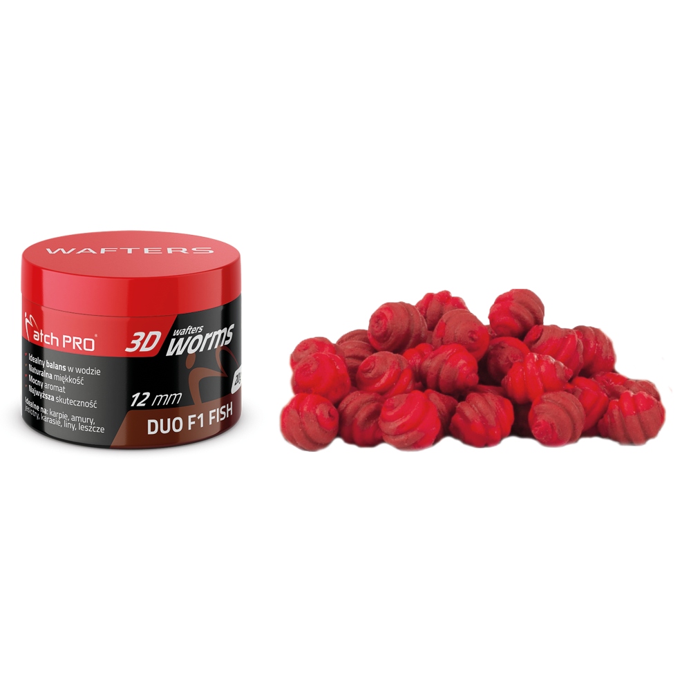 Wafters Worms 3D Duo F1 Fish 12mm 20g Matchpro
