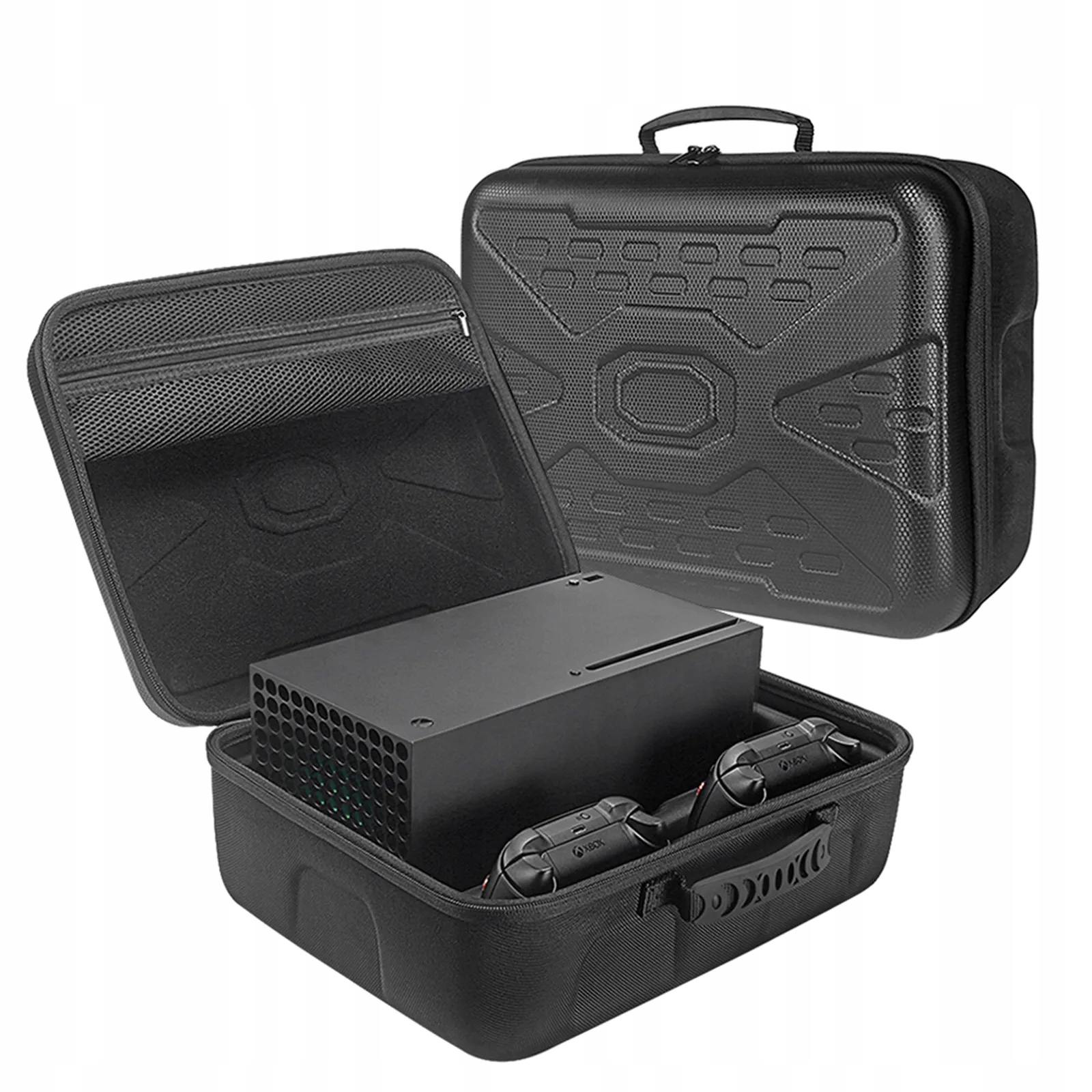 Iris Kufer wzmocniona walizka etui case na konsolę Xbox Series X i dwa pady