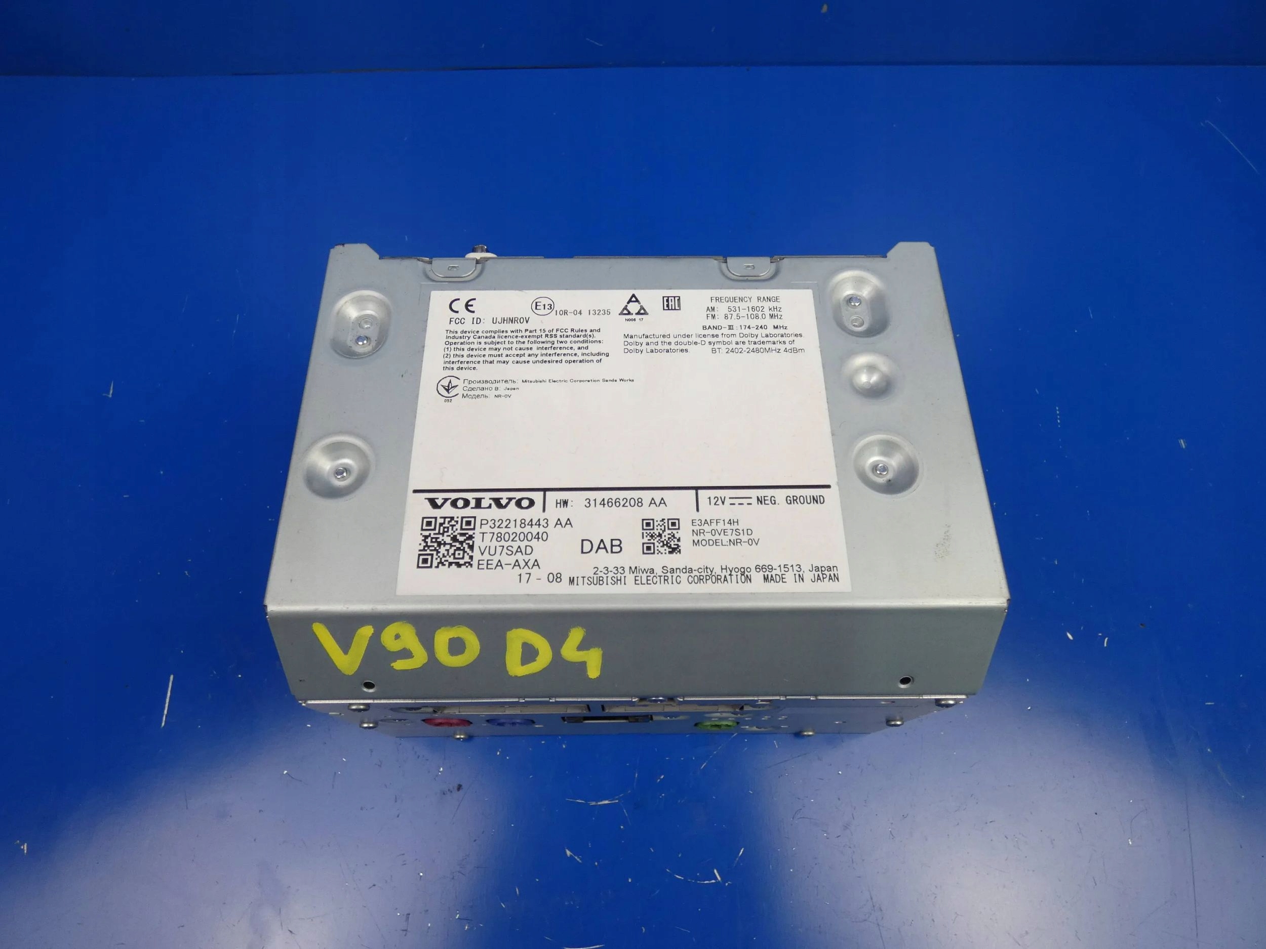 VOLVO V90 II S90 XC60 XC90 RADIO industrial module player navigation