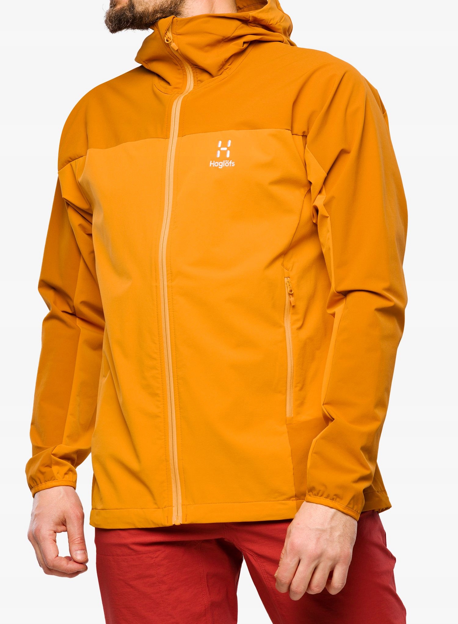 Kurtka softshell Haglofs Moran Softshell Hood desert yellow/golden brown