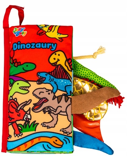 

Jolly Baby Książeczka Dinozaury ogonki 0+