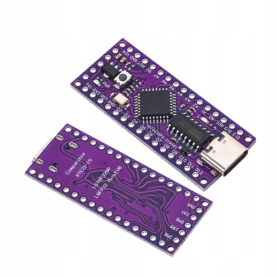 Płytka deweloperska LGT8F328P Usb Type-C, format NANO-compatible