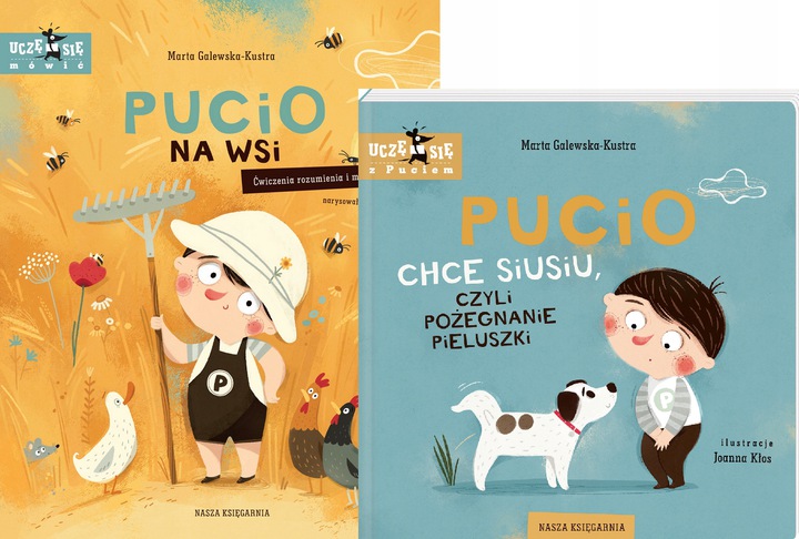 

Zestaw 2w1 Pucio Na Wsi Pucio Chce Siusiu