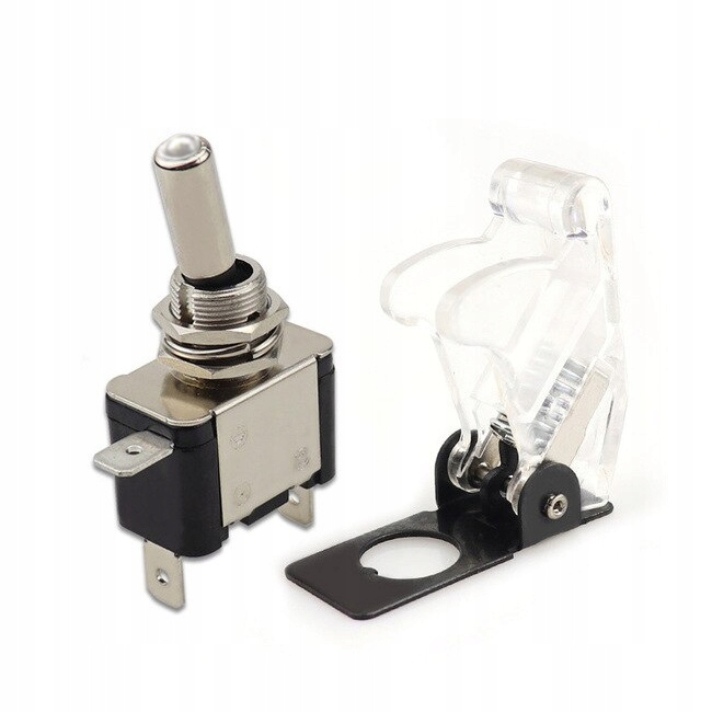 

Przełącznik Dźwigniowy z Diodą Włącznik Biały