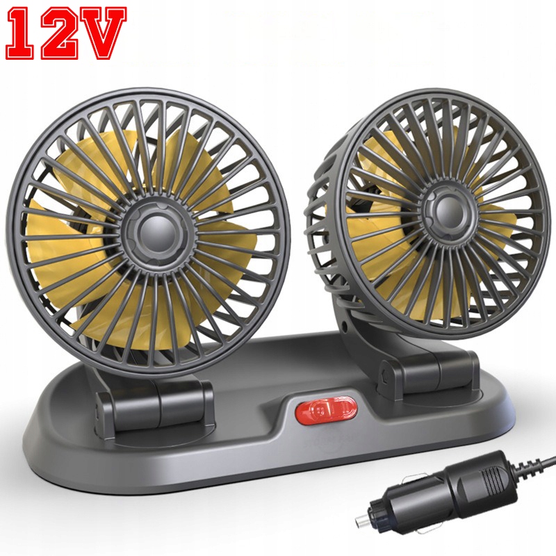 WENTYLATOR WIATRAK SAMOCHODOWY TURBO DMUCHAWA