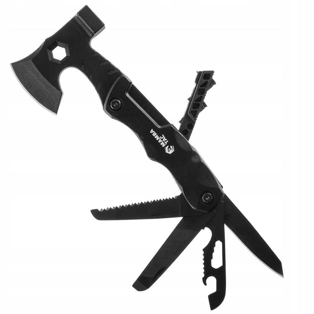 Multitool Narzędzie Wielofunkcyjne Edc Mamba Tac Axe Solver 19w1 Black