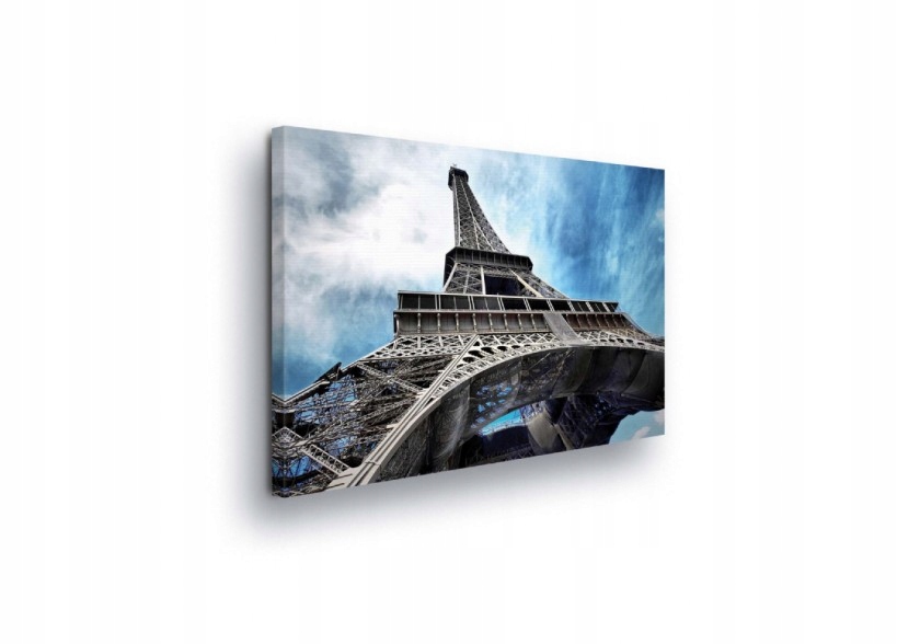 Obraz 100x75 Eiffelova věž Paříž architektura nebe mraky perspektiva