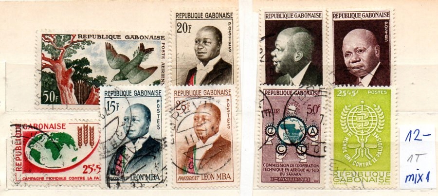 Gabon 1 T , mix 1