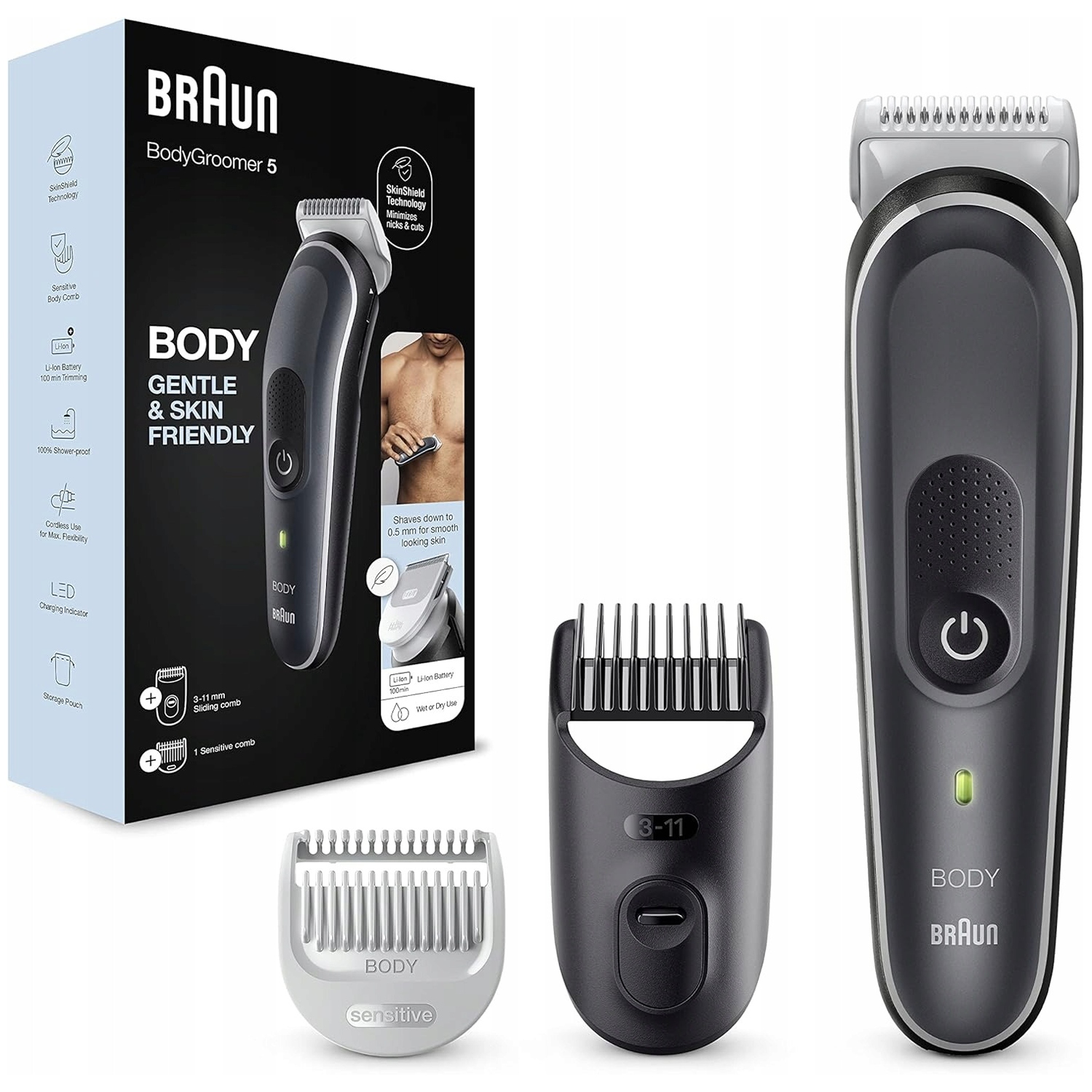 Braun Body Groomer Series 5 BG5350 Trymer Golarka Maszynka Do Brody I Ciała