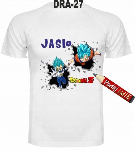 

Koszulka z imieniem Dragon Ball Goku Saiyan 140 cm