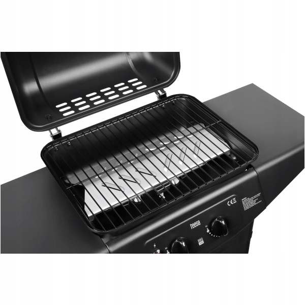 GRILL GAZOWY OGRODOWY RUSZT ŻELIWNY 2 PALNIKI DUŻY Marka inna