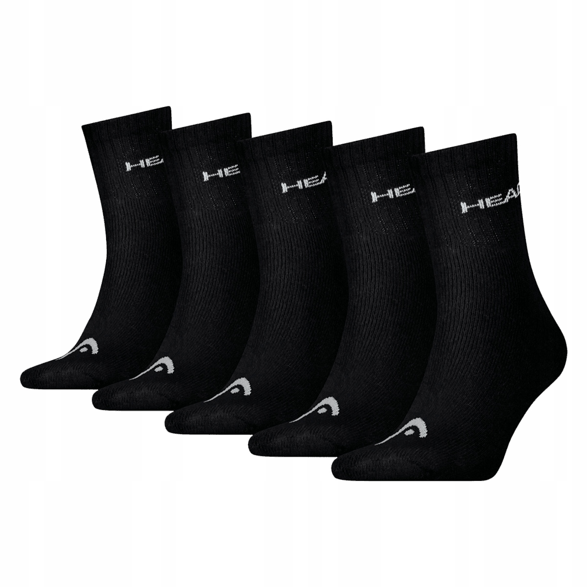 

Skarpety Head 5PAK czarne bawełniane r 35-38